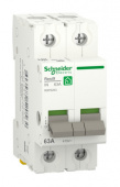 Выключатель автоматический  2п/63А С Resi9 Schneider Electric (R9F12263)  Resi9 - Лампа