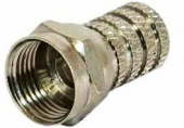 Разъем F-Разъем RG-6 гайка (05-4003) REXANT Антены, адаптеры, ресиверы, разъемы,штекера - Лампа