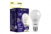 Лампа светодиодная 12Вт А60 3000К Е27 176-264В TOKOV ELECTRIC TKE-A60-E27-12-3K Лампы светодиодные  - Лампа