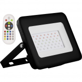 Прожектор светодиодный ДО-20Вт RGB с пультом дистанционного управления IP65 Прожекторы светодиодные СДО - Лампа
