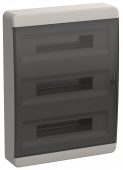 Щит распределительный ЩРН-П-54 IP41 черная прозрачная дверь IEK TEKFOR Tekfor - Лампа