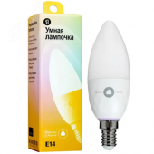 Лампа светодиодная LED умная Е14 4.8Вт RGB WI-FI Яндекс Яндекс - Лампа