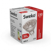 Лампа галогенная MR16 GU5.3 50Вт 230В Sweko  230В - Лампа