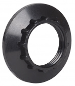 Кольцо к патрону Е14 пластик черный цвет  Патроны - Лампа