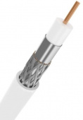 Кабель телевизионный RG-6 белый (коаксиальный) Телевизионный, телефонный кабель - Лампа