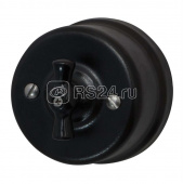 Выключатель 1-клавишный керамика Черный Bironi  Bironi - Лампа