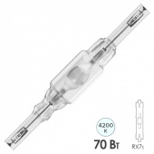 Лампа газоразрядная МГЛ RX7s 70Вт 6500 Лм 4200К HQI-TS OSRAM  Газорязрядные лампы - Лампа