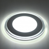 Светильник светодиодный LED 6Вт 450Лм 4200К панель круглая Aura Aura - Лампа