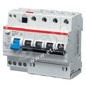 ABB DS204 C16 Диффавтомат 4P 16А 30mA 6kA (C) тип AC Дифференциальные автоматы (АВДТ) - Лампа