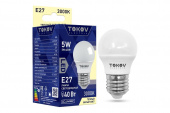 Лампа светодиодная 5Вт G45 3000К Е27 176-264В TOKOV ELECTRIC TKE-G45-E27-5-3K Лампы светодиодные  - Лампа