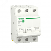 Выключатель автоматичеcкий 3п/50А С 6000A Resi9 (R9F12350) Schneider Electric Resi9 - Лампа