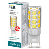 Лампа светодиодная G4 12В Corn 5Вт капсульная 4000К бел. керамика IEK  12В - Лампа