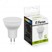Лампа светодиодная LED G5.3 13Вт MR16 1095Лм 4000К Белый 230В Feron  Цоколь GU5.3 (MR16) - Лампа