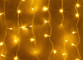 Гирлянда LED штора 200см Х 200см Желтая Гирлянды LED - Лампа
