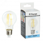 Лампа светодиодная LED Е27 20Вт 1820Лм 6500К Холодный FILAMENT Цоколь Е27/Е40 (R63, R80) - Лампа