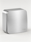 Выключатель 1-клавишный наружный 10A, 250B, алюминий BLANCA (BLNVA101013) Schneider Electric Blanca - Лампа